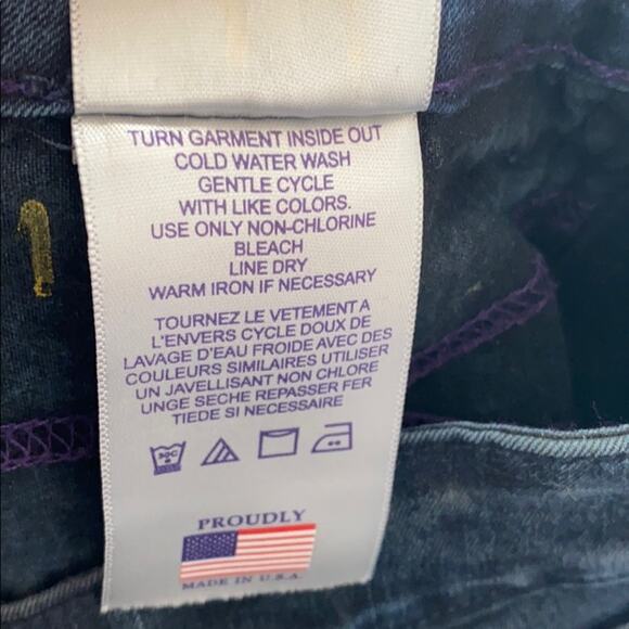 Not Your Daughters Jeans Women's Dark Wash Denim Skinny Legging Jeans Size 4 - Picture 11 of 12